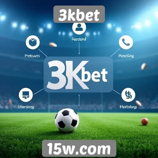 Principais recursos do site 3kbet